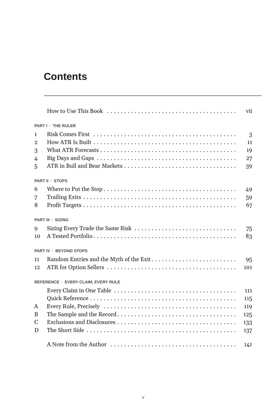 The contents