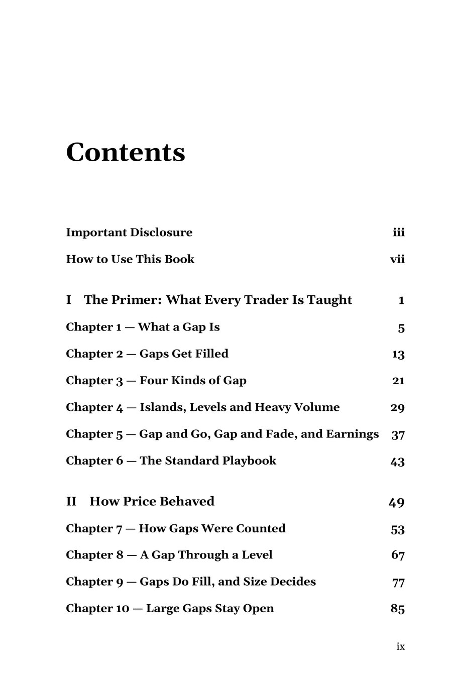 The contents