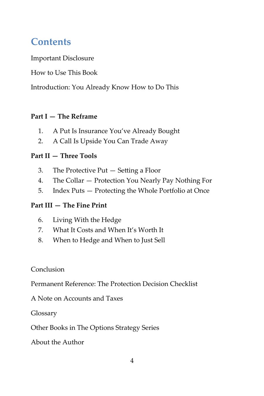 The contents