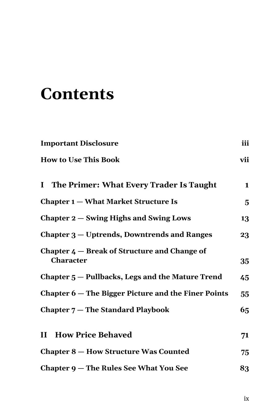 The contents