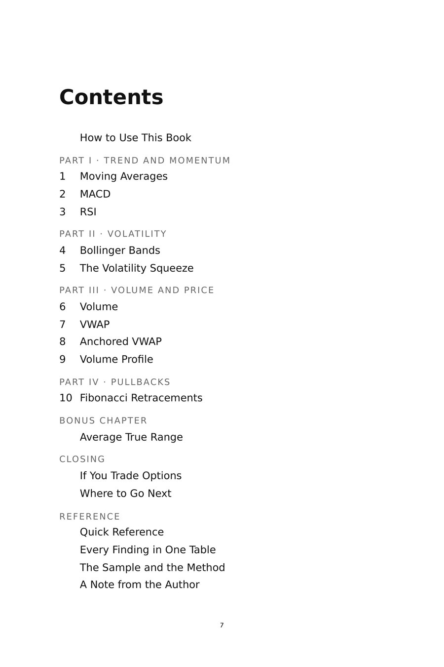 The contents