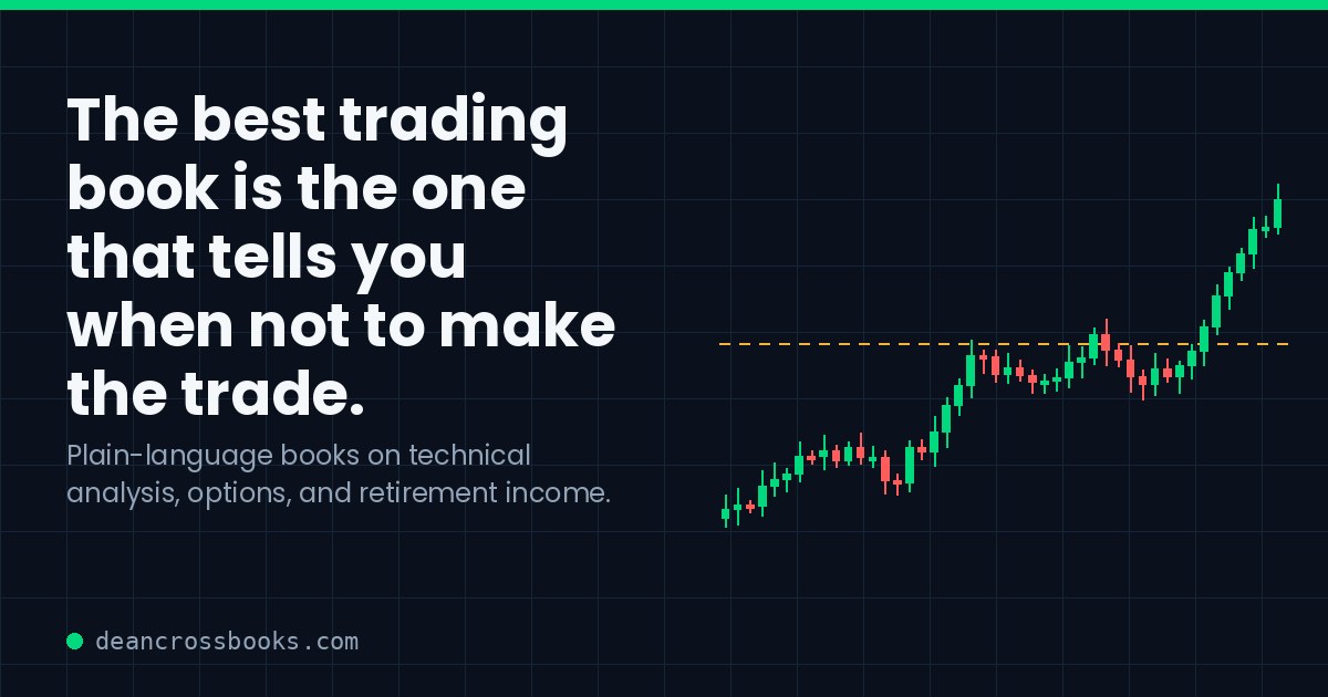 Dean Cross | Honest books on trading and investing
